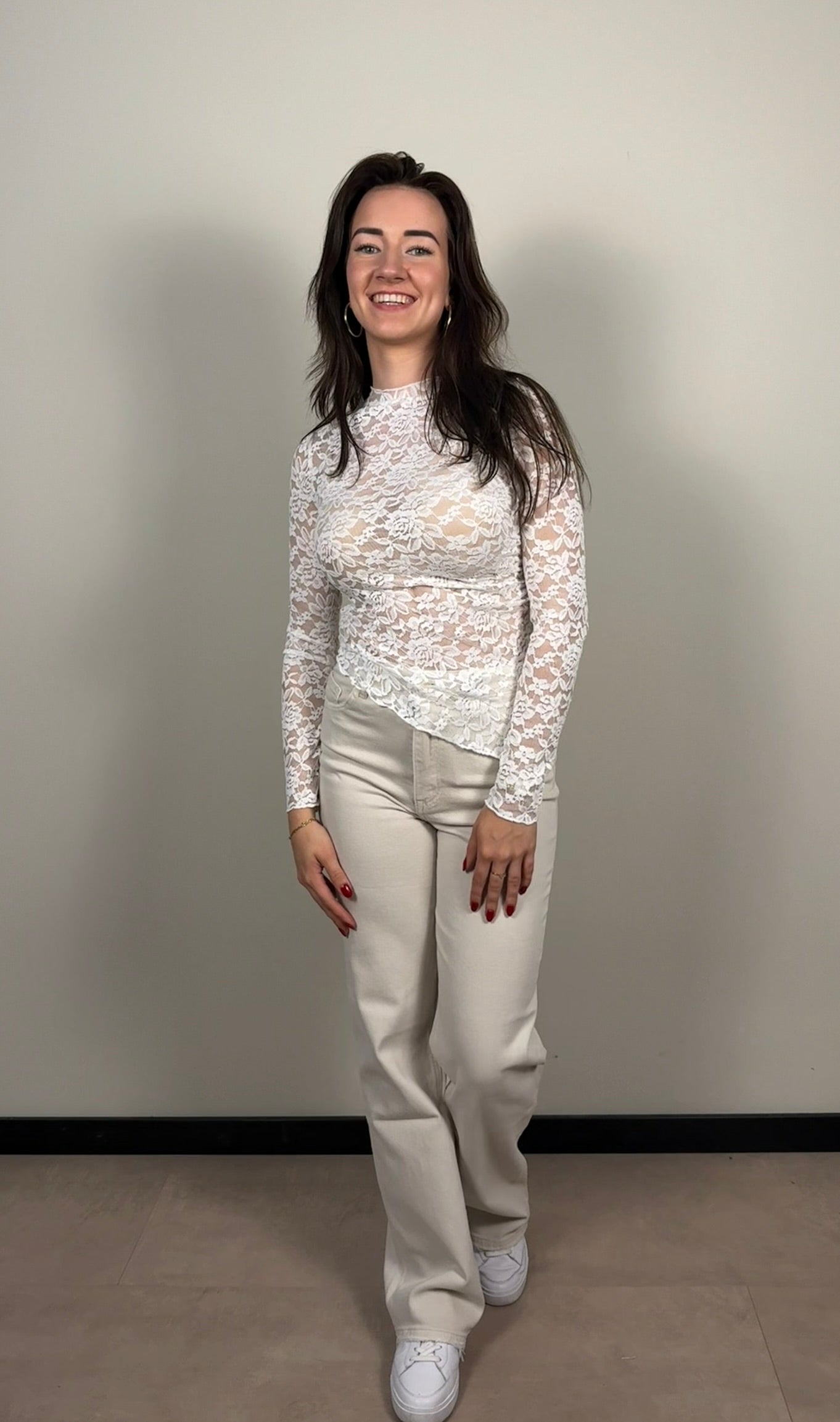 JEANS - QUEENS HEART - beige