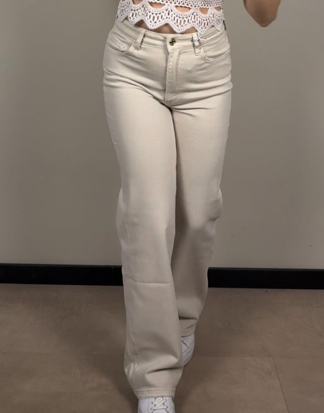 JEANS - QUEENS HEART - beige
