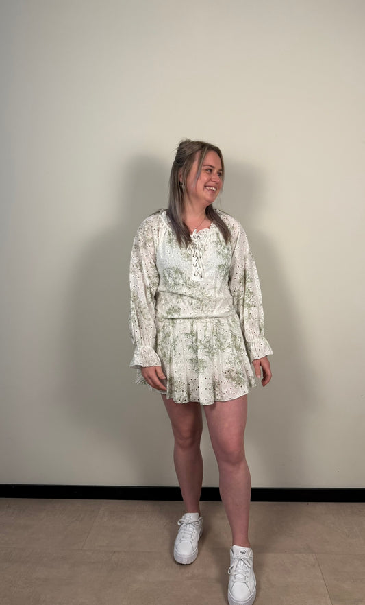 Broderie playsuit - SOPHIE & ME - one size