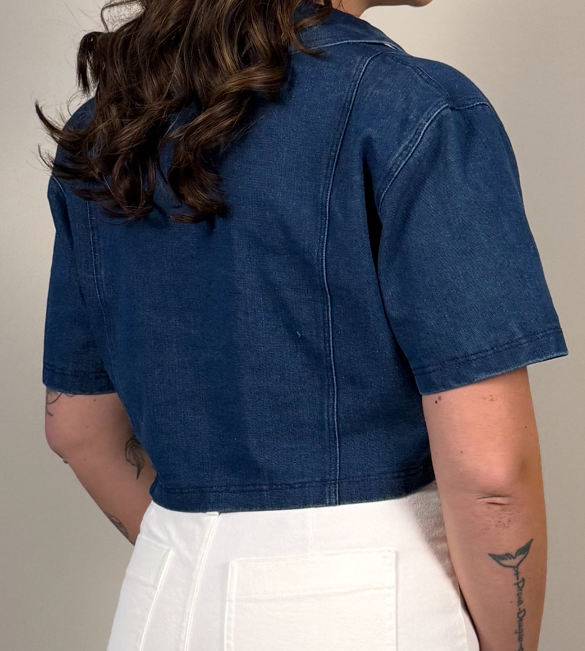 Denim top - one size