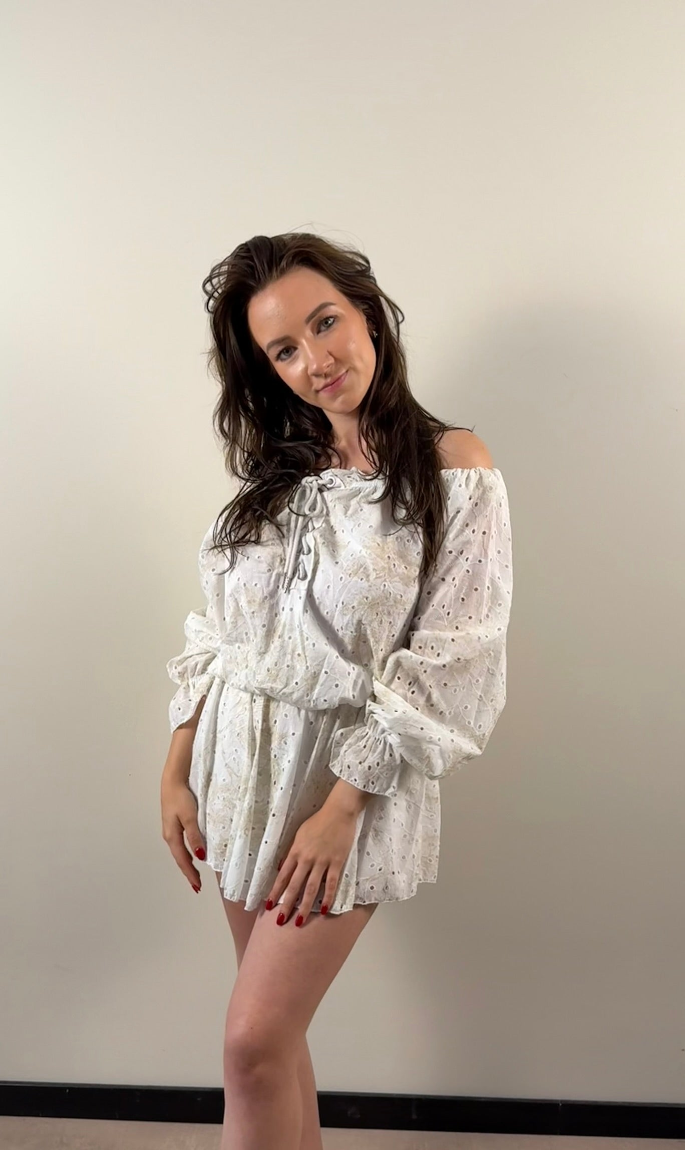 Broderie playsuit - SOPHIE & ME - one size